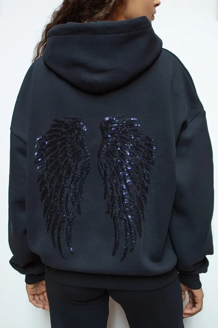 [SUBDUED] Sequin Wings Hoodie