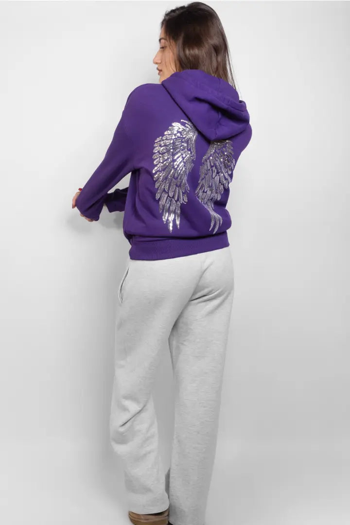 [SUBDUED] Sequin Wings Hoodie