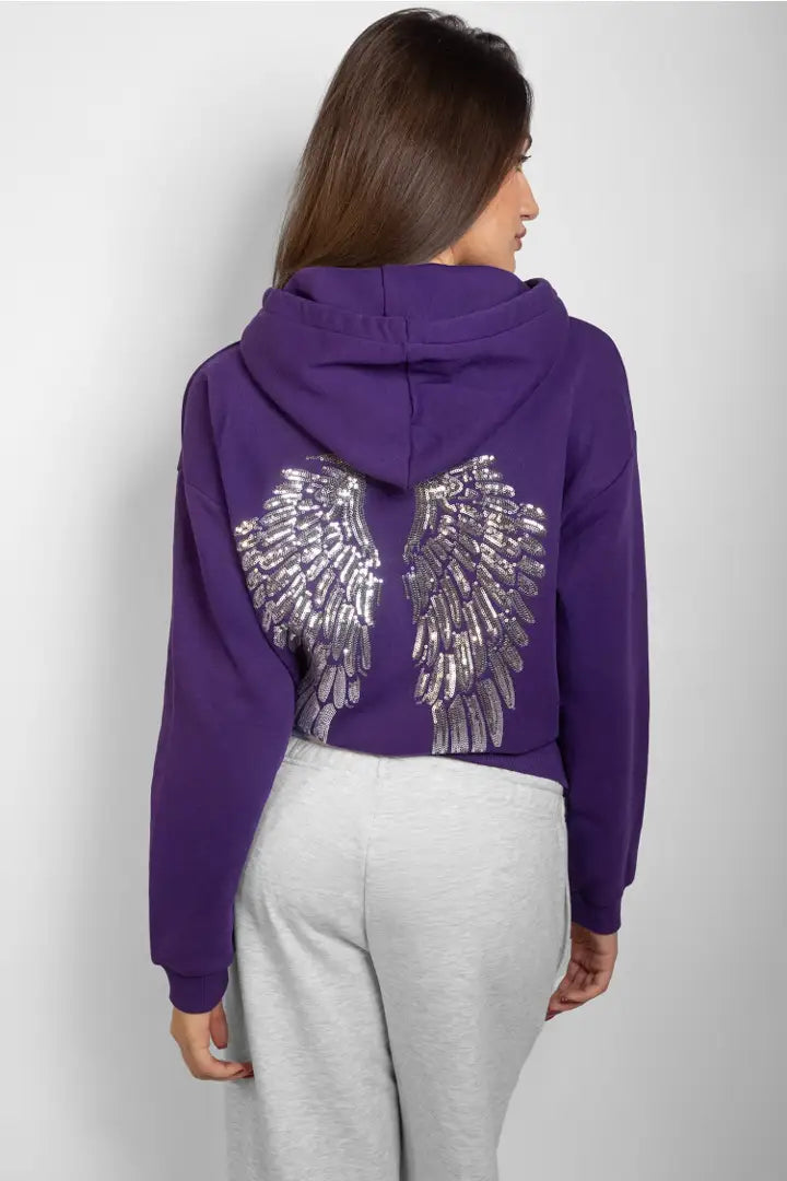 [SUBDUED] Sequin Wings Hoodie
