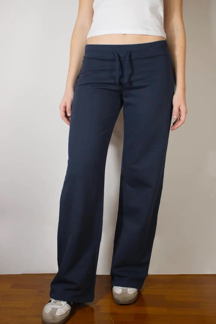 [SUBDUED] Wide Leg Jogger Pants With Stars