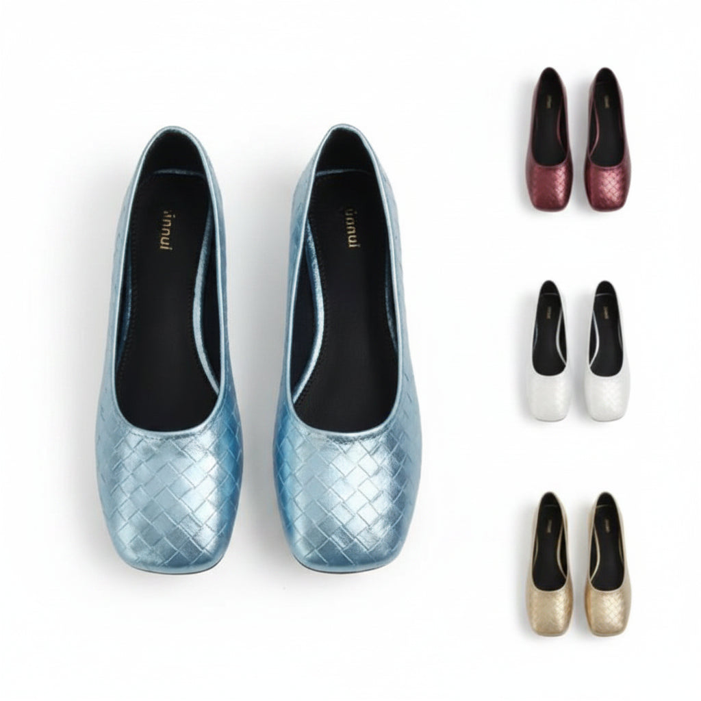 [ennui] Quilted Flat Shoes - 9 colors