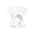 [innomoood x atinygood] Polka Dot Candle Light Wide Neck Print Shirt