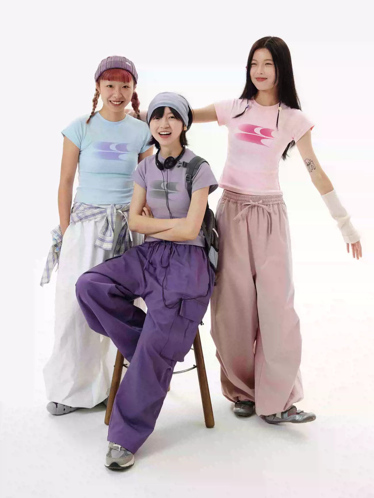 [Crying Center] Logo Baby Tee T-Shirt