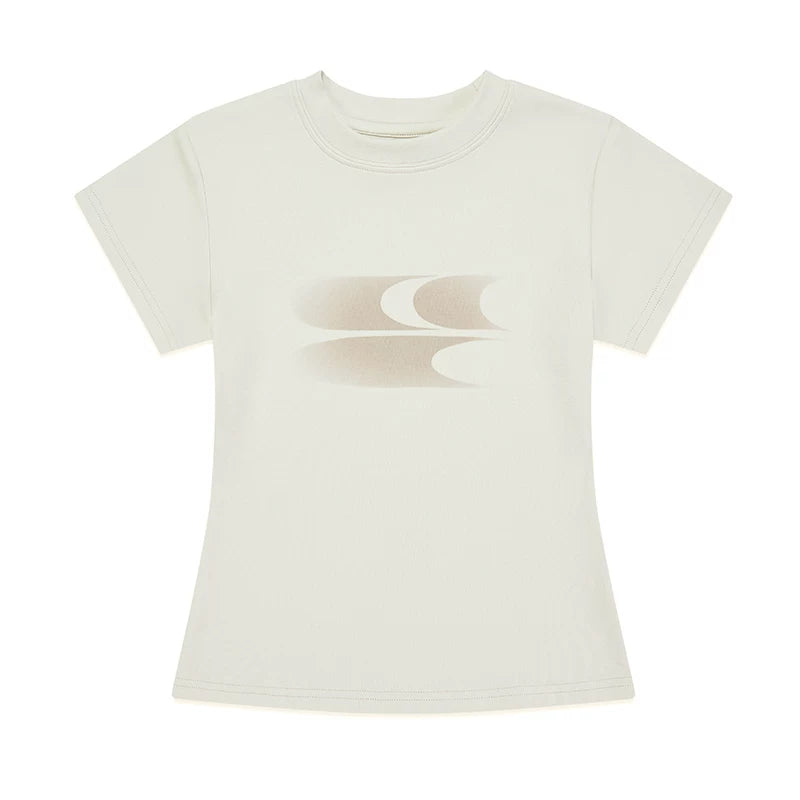 [Crying Center] Logo Baby Tee T-Shirt