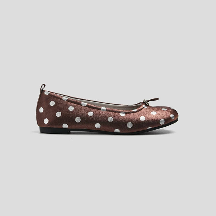 [ennui] Polka Dot Buckle Flat Shoes - 10 colors