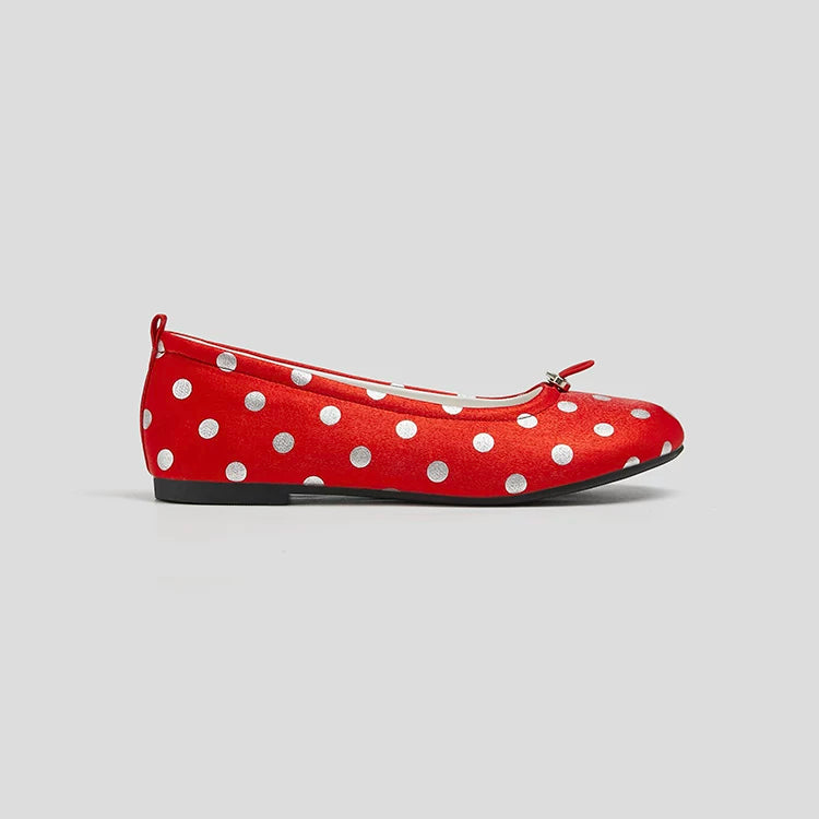 [ennui] Polka Dot Buckle Flat Shoes - 10 colors