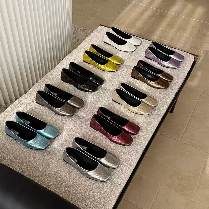 [ennui] Quilted Flat Shoes - 9 colors