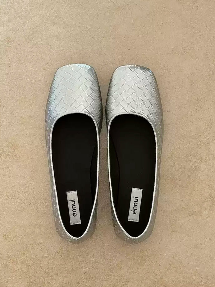 [ennui] Quilted Flat Shoes - 9 colors