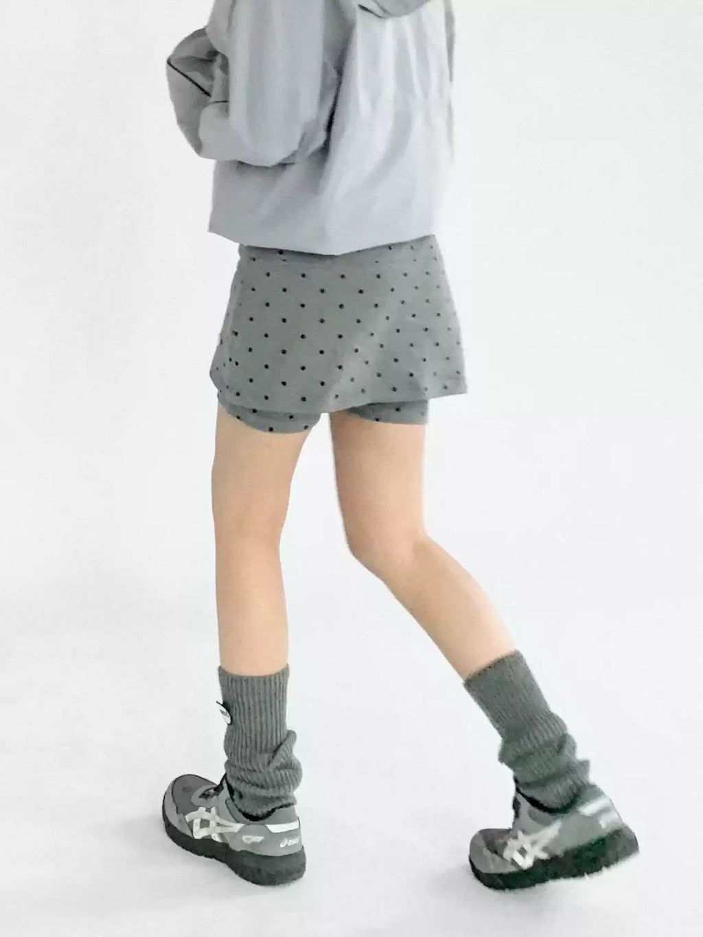 [innomood] Polka Gray Skorts